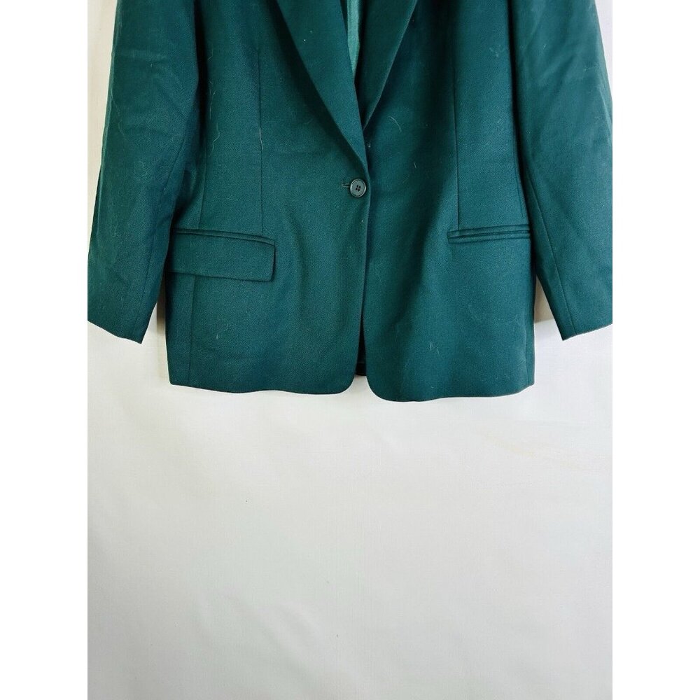 Vintage 90s Pendleton Irgin Wool Single Button Bl… - image 2